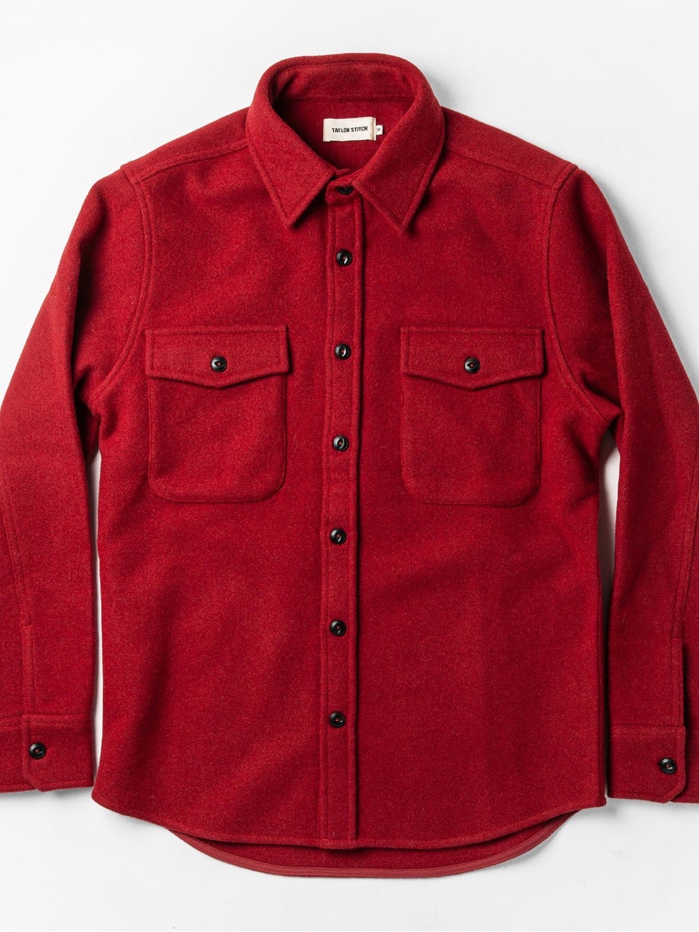 TAYLOR STITCH The Maritime Shirt Jacket in Clifford Red